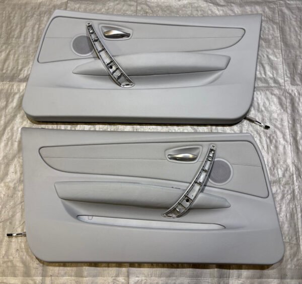 IMG_1606__14975 2008-2013 BMW E88 128i 135i Convertible Interior Door Panels / Gray / Pair / B1013