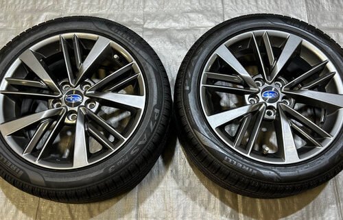 IMG_1679__04634 2022-2023 Subaru WRX 17" Wheels Rims w/ Tires / Pair / OEM / SW005