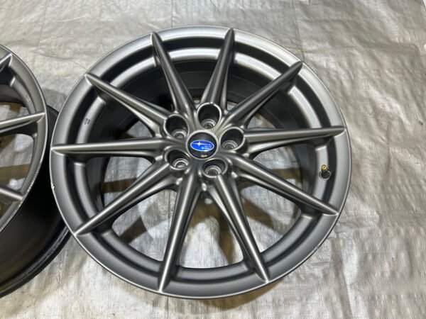 IMG_3224__46276 2022-2023 Subaru BRZ OEM 18" Wheels Rims / Pair / *Minor Bend* / FB209